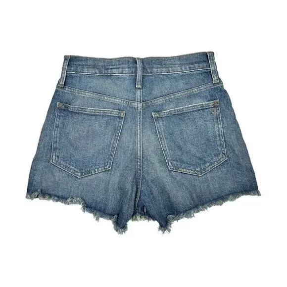 Madewell The Perfect Jean Short Rayburn Wash 26 Denim Cutoffs High Rise Casual - Picture 3 of 7